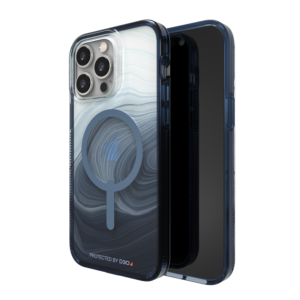 Gear4 D3O Milan Snap Apple iPhone 14 Pro Max Blue Swirl